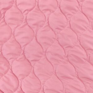 Gourd Pattern Pink Pre Quilted Fabric