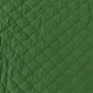 Green Onion Pattern Pre Quilted Holiday Fabric