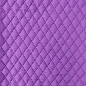 Purple Diamond Waterproof Pre Quilted Fabric